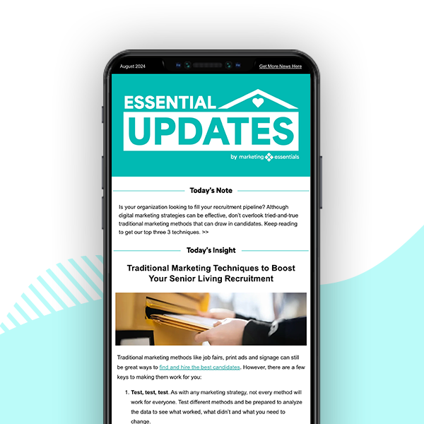 senior care newsletter image